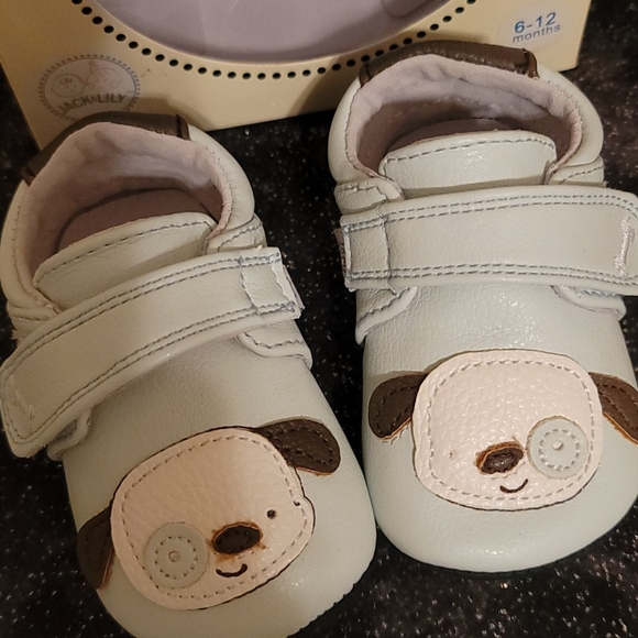 jack & lilly Other - NWT Jack & Lilly My Mocs Puppy Appliqué Shoes, Size 6-12 Months